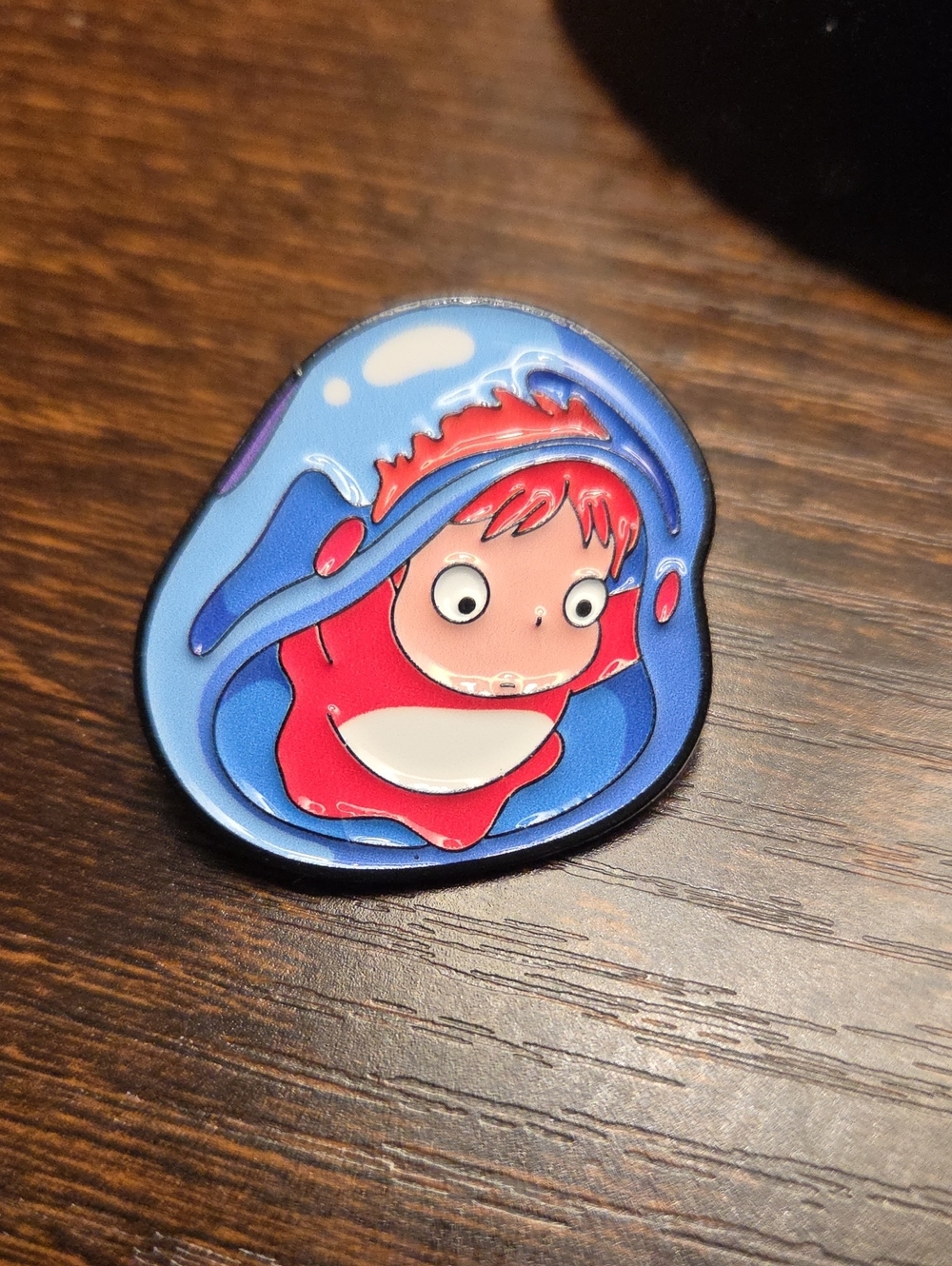 Blue and Red Character Enamel Pin Accessory